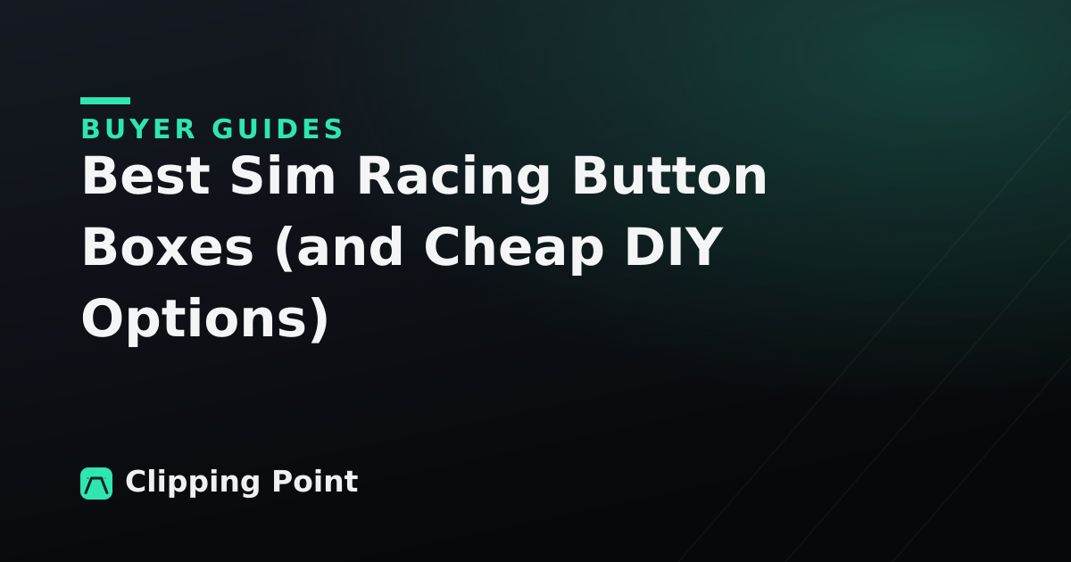 Best Sim Racing Button Boxes (and Cheap DIY Options)