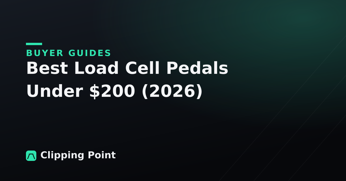 Best Load Cell Pedals Under $200 (2026)
