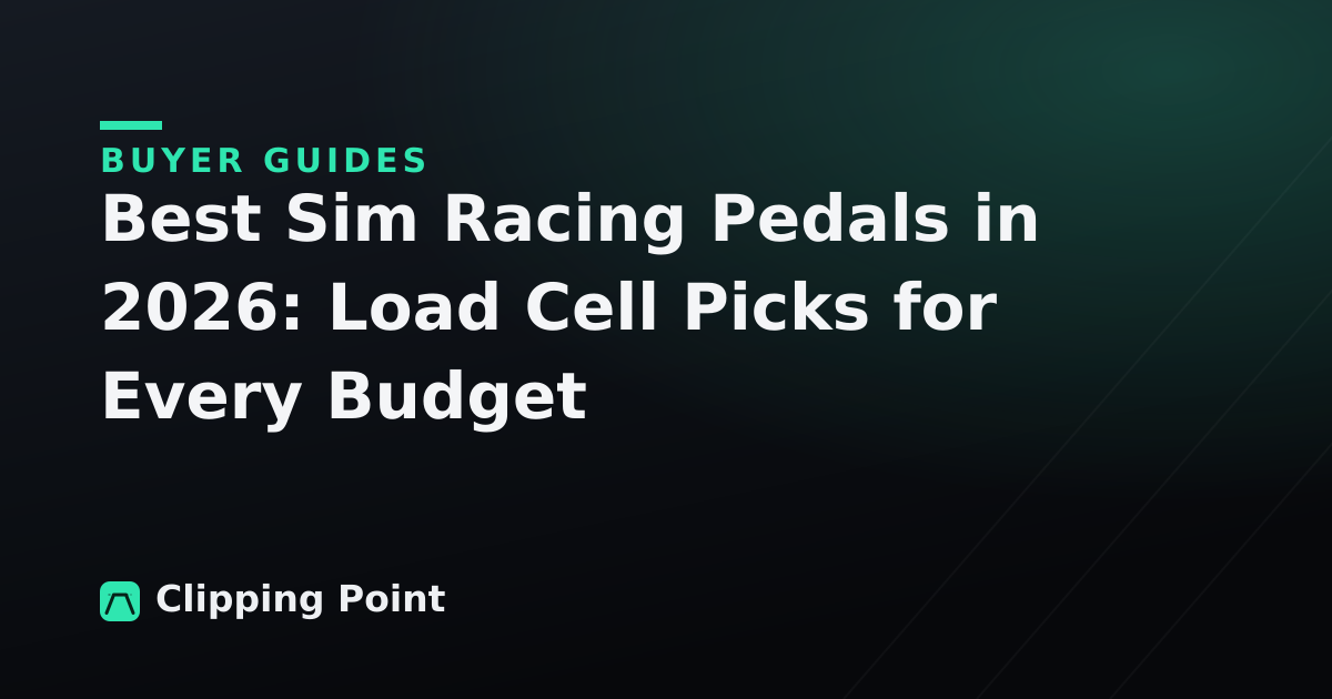 Best Sim Racing Pedals in 2026: Load Cell Picks for Every Budget