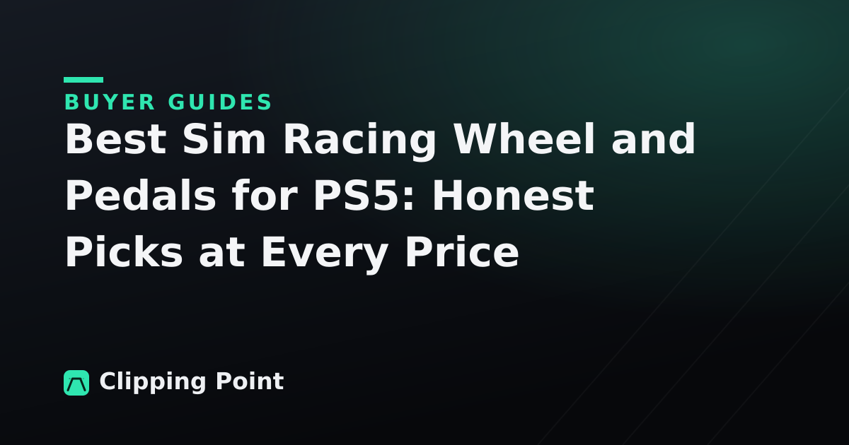 Best Sim Racing Wheel and Pedals for PS5: Honest Picks at Every Price