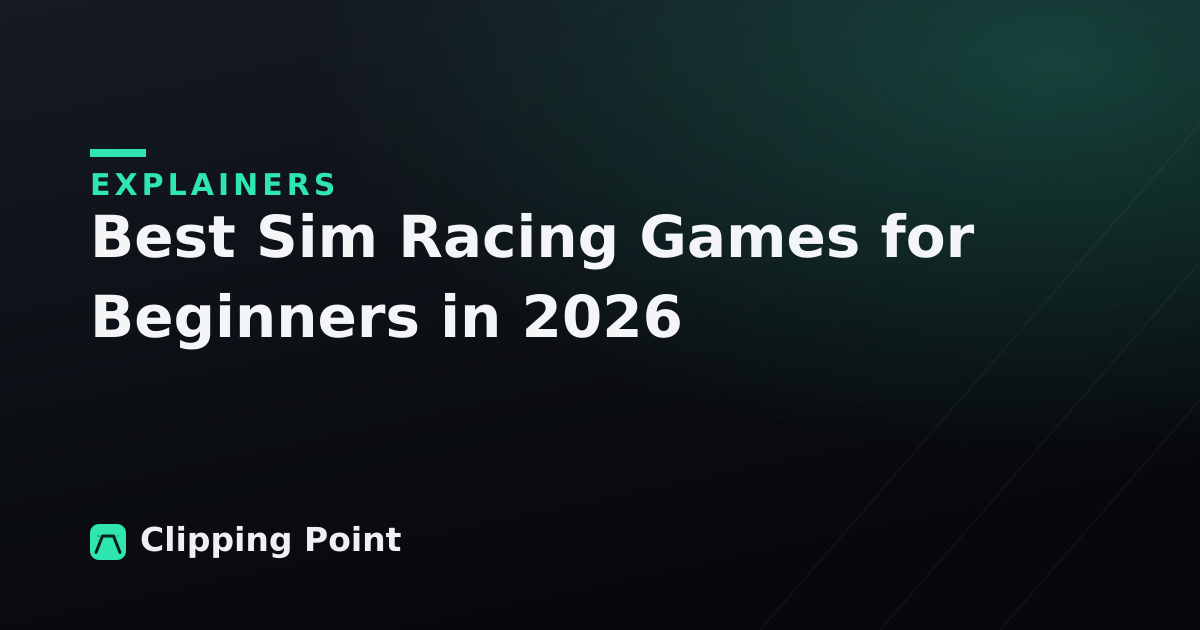 Best Sim Racing Games for Beginners in 2026