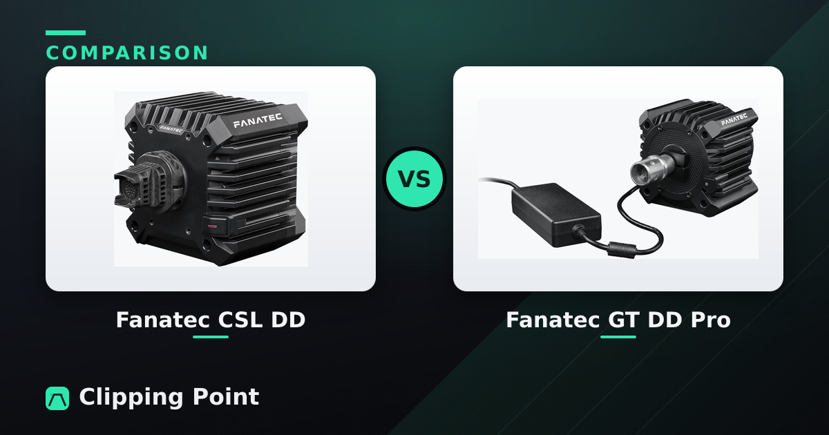 Fanatec CSL DD vs Fanatec GT DD Pro: What's the Real Difference?