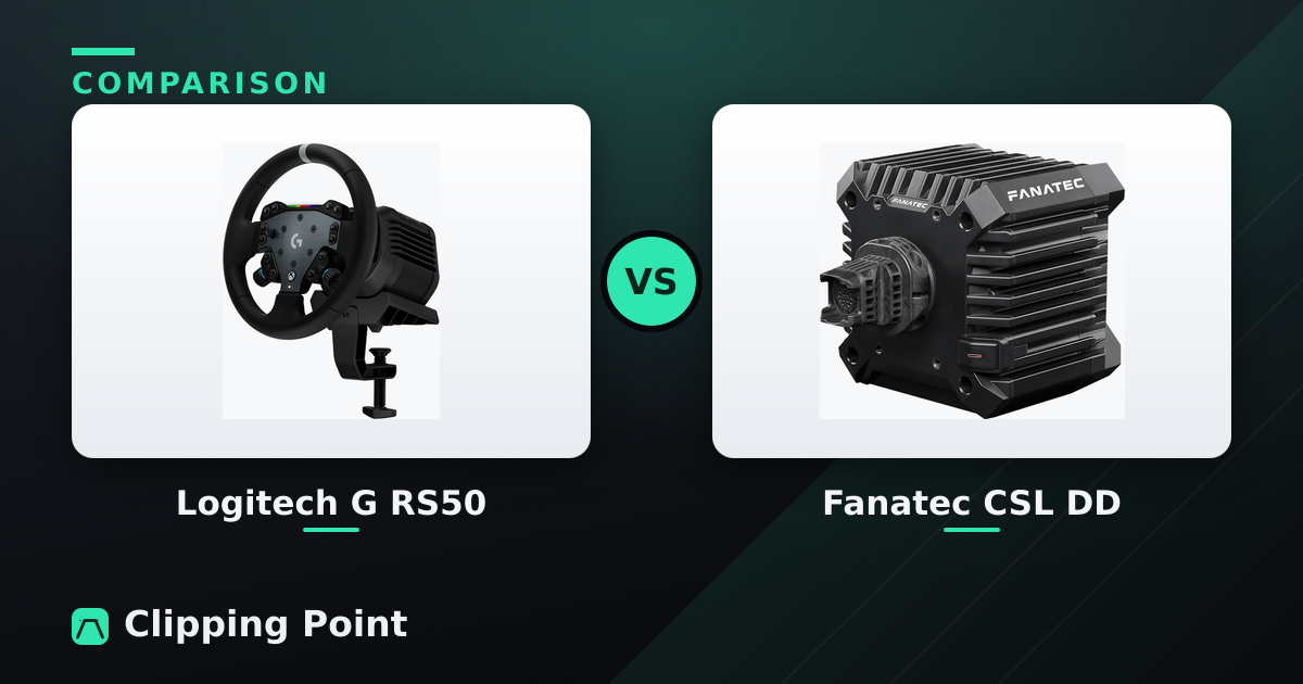 Logitech G RS50 vs Fanatec CSL DD: New Kid vs Old Favorite