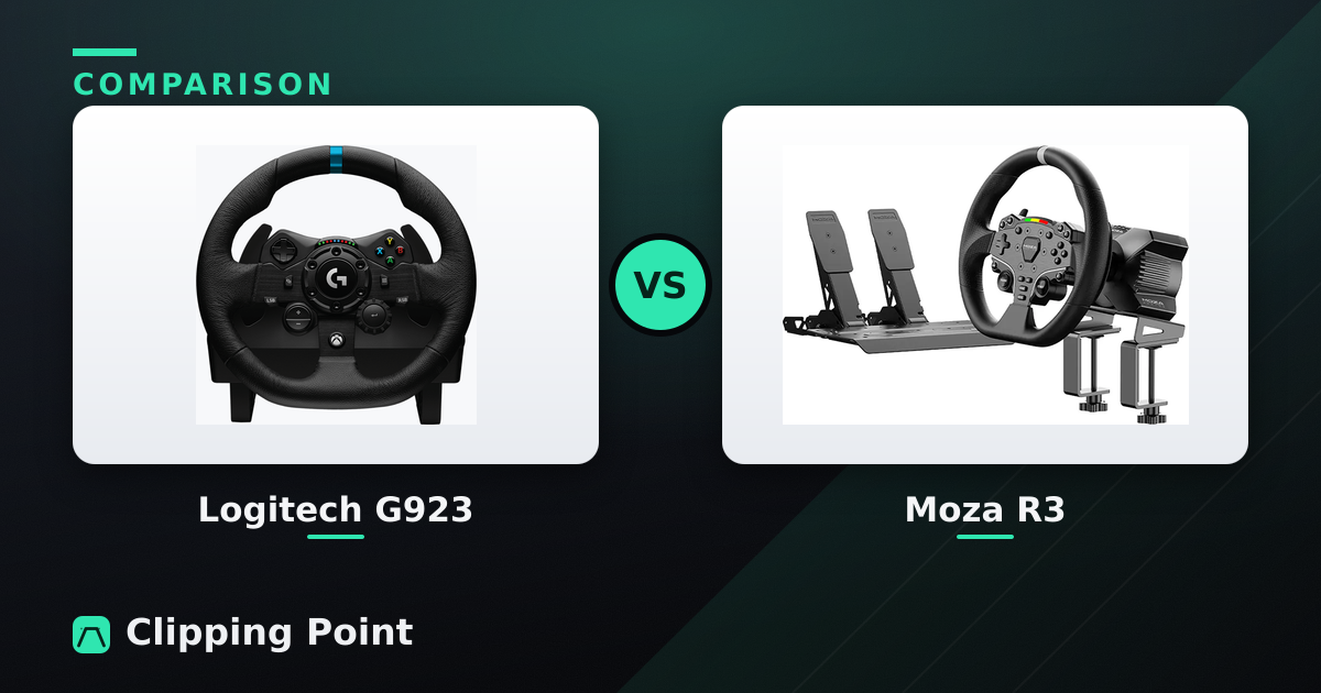 Logitech G923 vs Moza R3: Should Your First Wheel Skip Straight to Direct Drive?