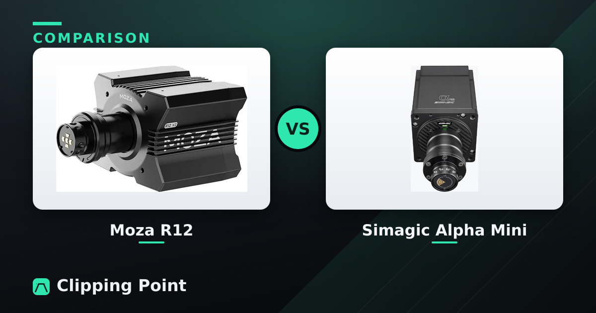 Moza R12 vs Simagic Alpha Mini: Which Mid-Range DD Feels Better?