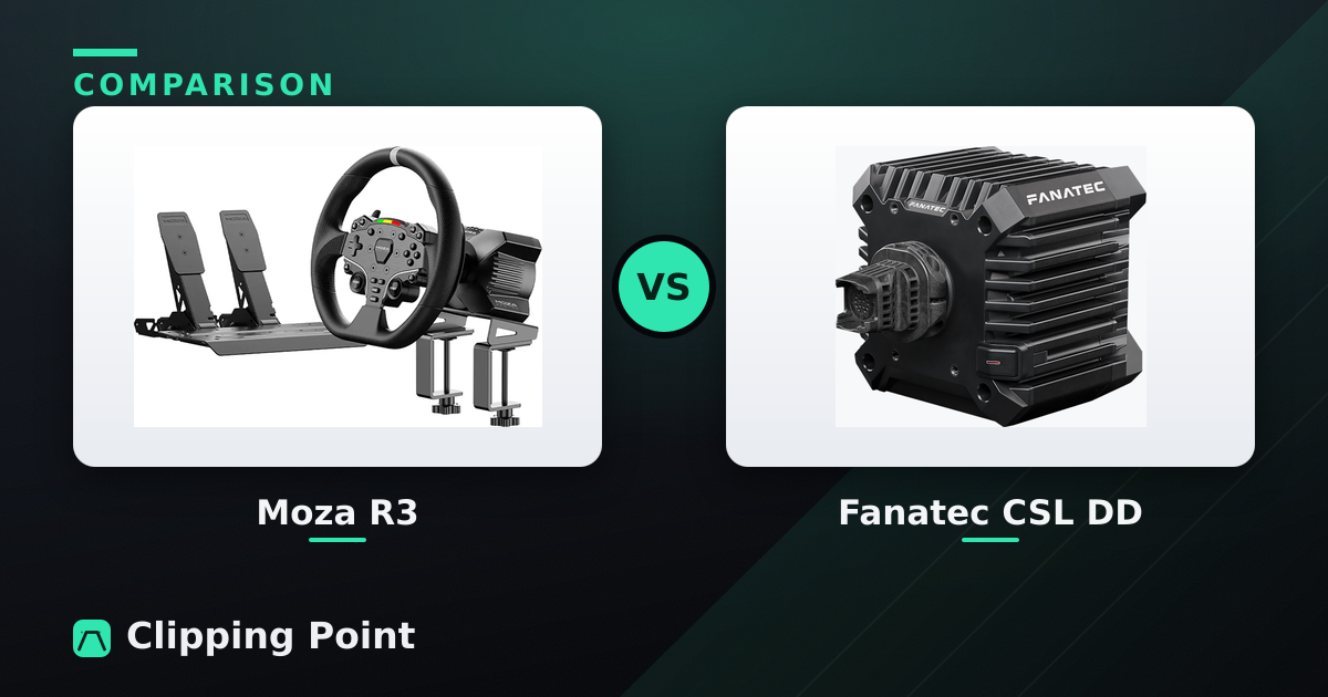 Moza R3 vs Fanatec CSL DD: The Cheapest Way Into Direct Drive?