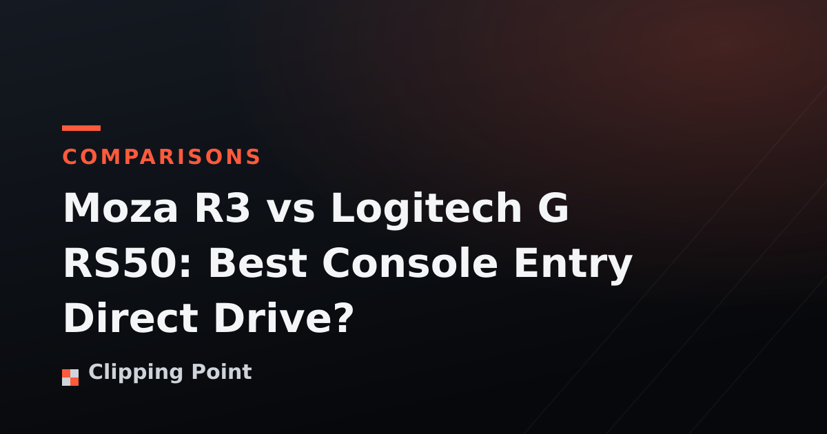 Featured image of post Moza R3 vs Logitech G RS50: Best Console Entry Direct Drive?