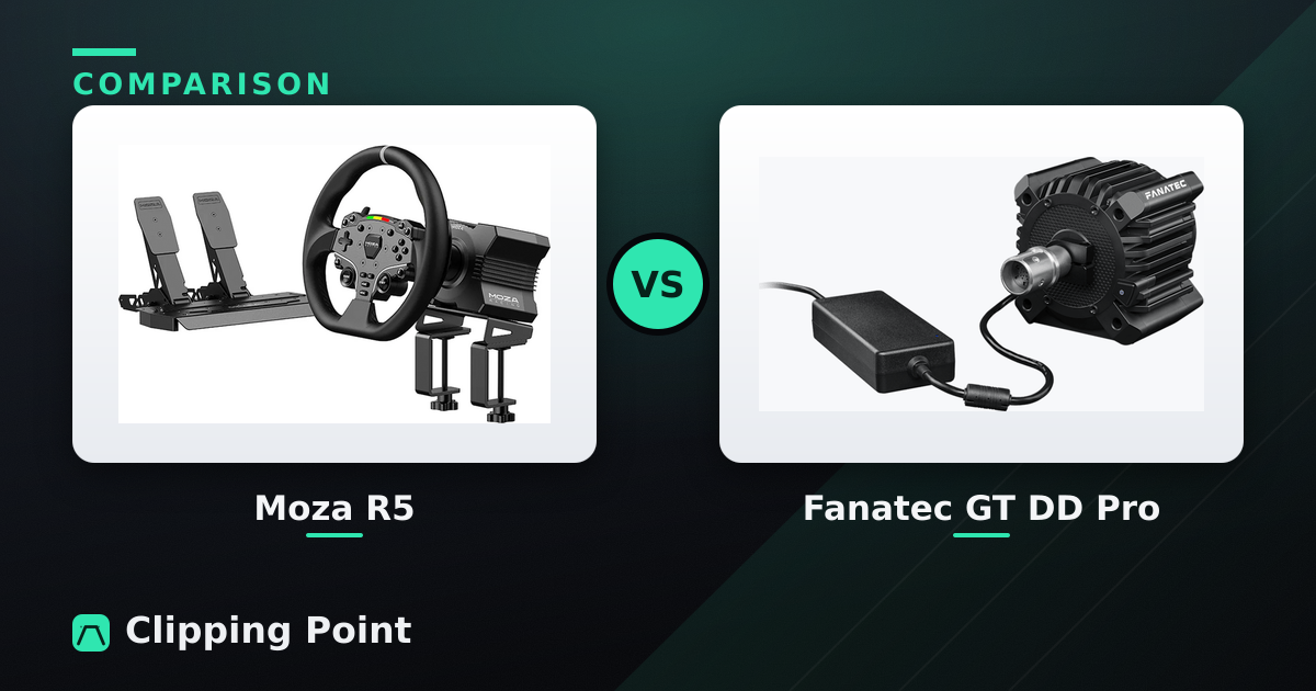 Moza R5 vs Fanatec GT DD Pro: Best Value for New Sim Racers?