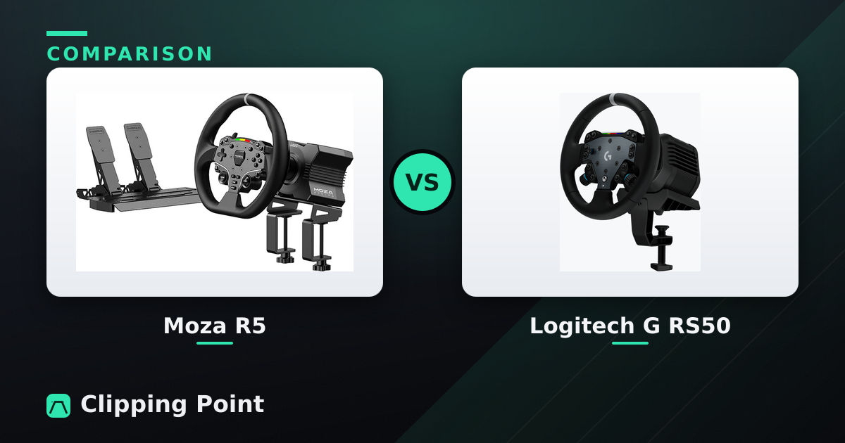 Moza R5 vs Logitech G RS50: Can Logitech's DD Beat Moza?