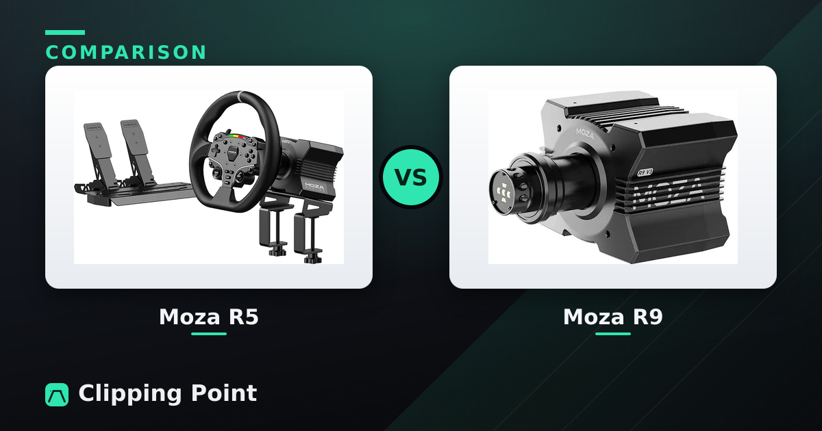 Moza R5 vs Moza R9: Should You Spend More on the R9?