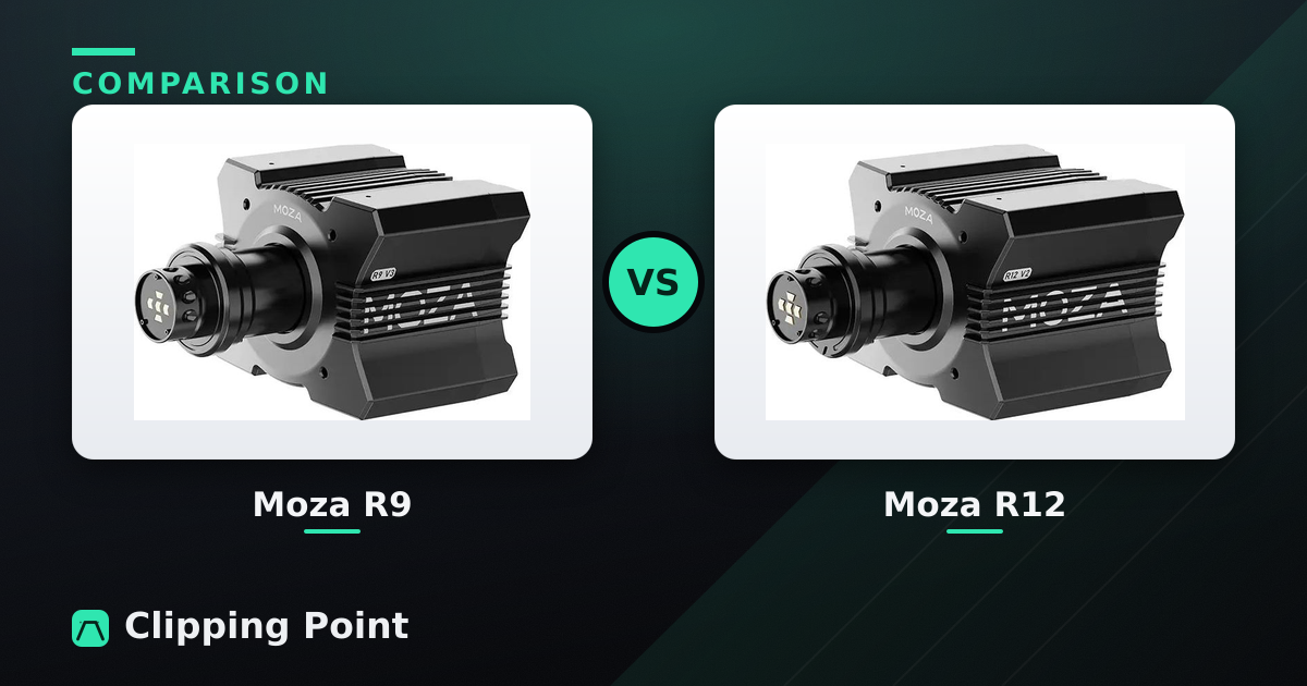 Moza R9 vs Moza R12: How Much Torque Do You Actually Need?