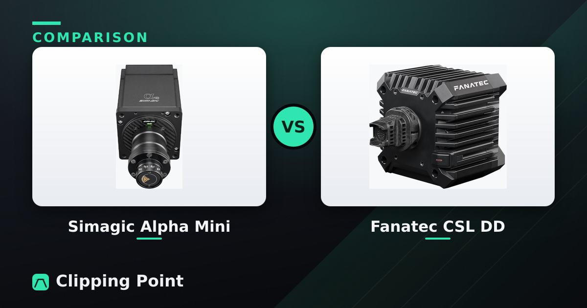 Simagic Alpha Mini vs Fanatec CSL DD: More Torque or More Support?